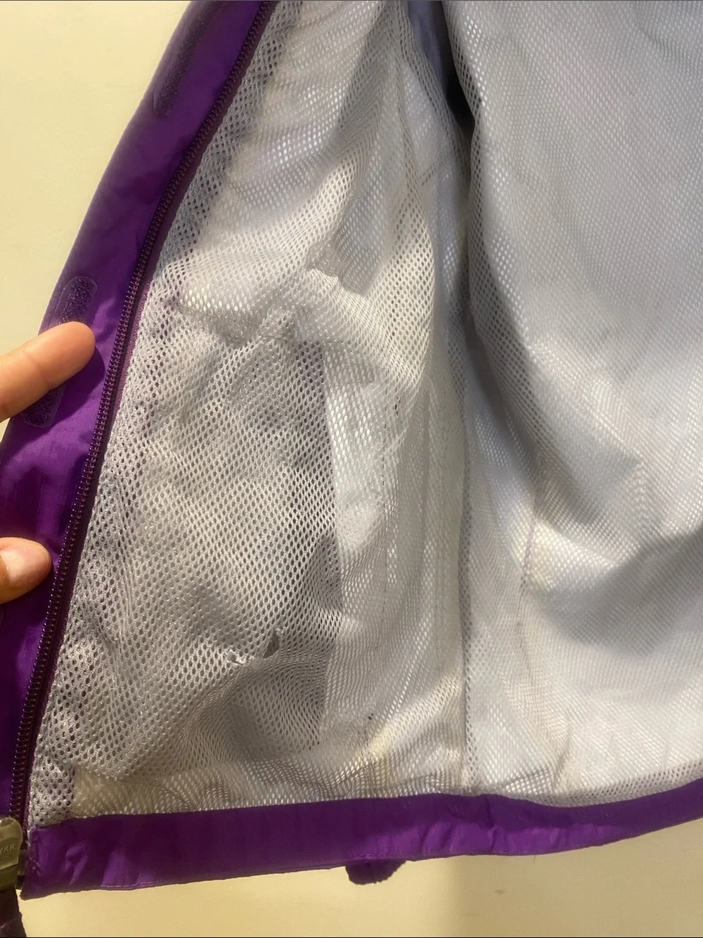 The North Face Girls Purple Hooded Ski/Snow Jacket S S/P(7-8)